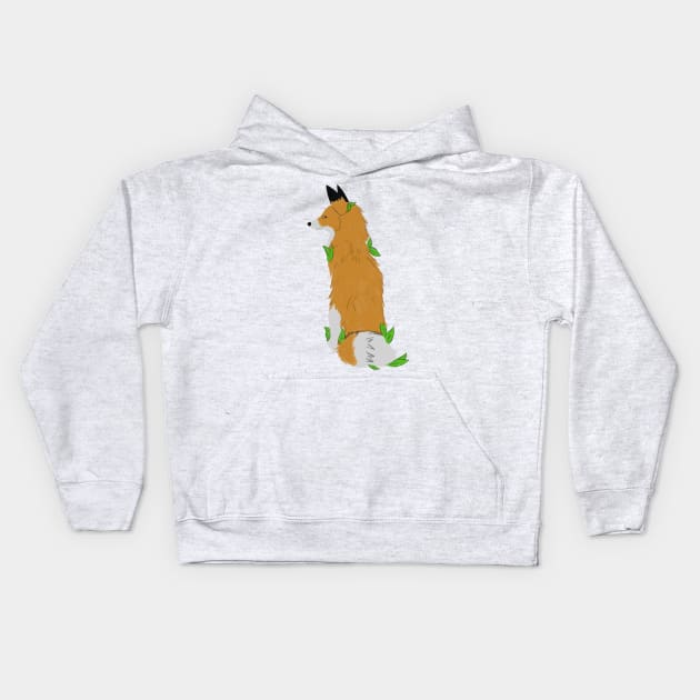 Fox Leaf Kids Hoodie by CactusMonsters